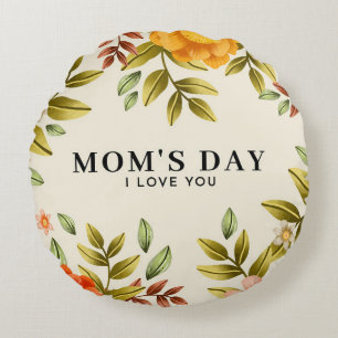 Cojín decorativo redondo (16")