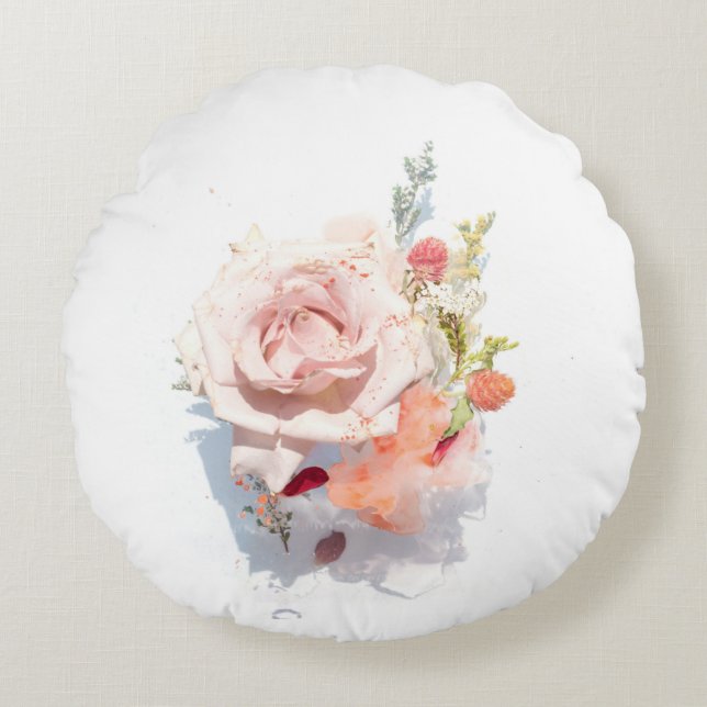 Cojín decorativo redondo (16") (Anverso)