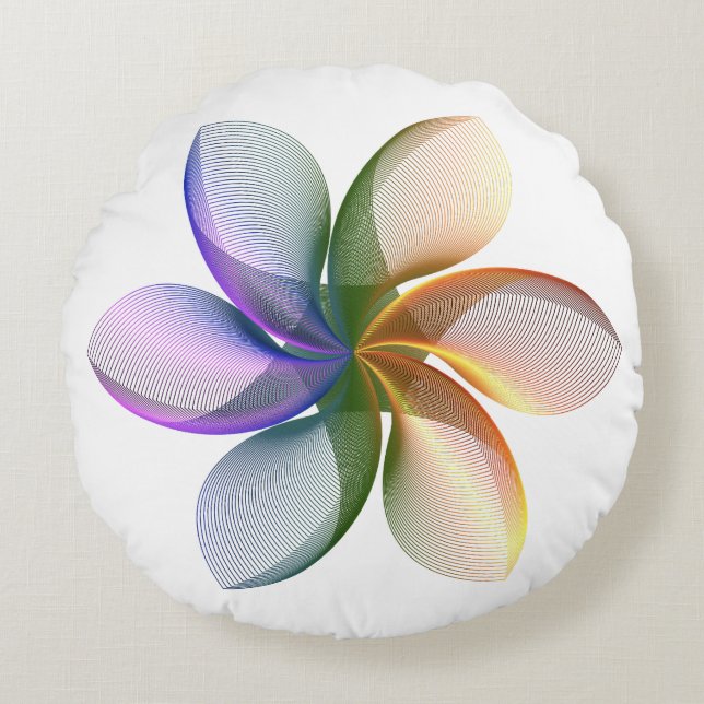 Cojín decorativo redondo (16") (Anverso)