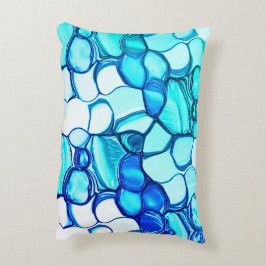 Cojín Decorativo Redondo como piedras en tonos similares a los de l