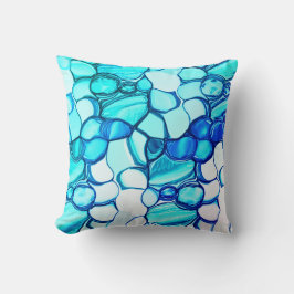 Cojín Decorativo Redondo como piedras en tonos similares a los de l