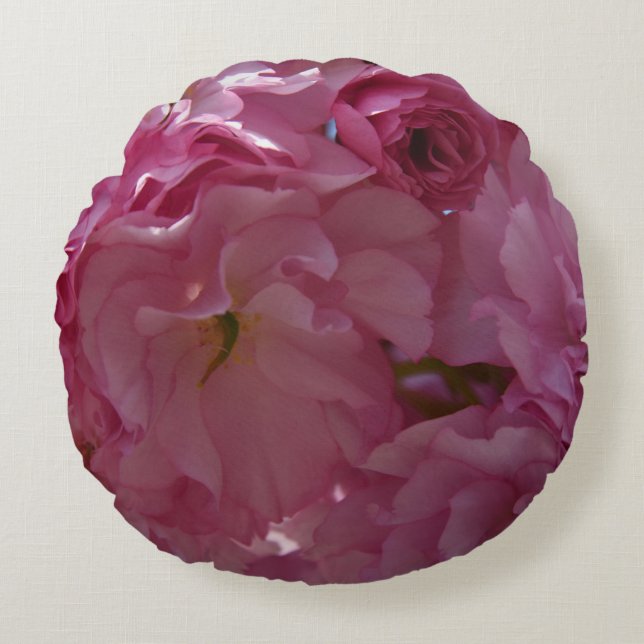 Cojín decorativo redondo de la primavera (Anverso)
