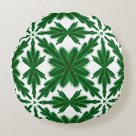 Cojín decorativo redondo de Pine Mandala