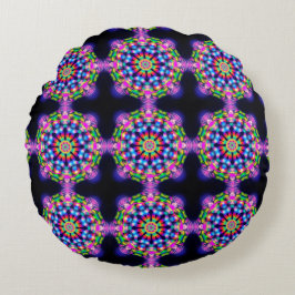 Cojín decorativo redondo de poliéster