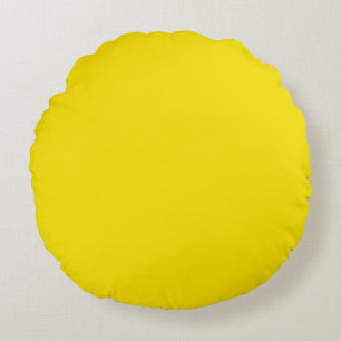 Cojín decorativo redondo de poliéster (16"), amari
