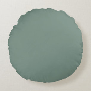 Cojín decorativo redondo de poliéster (16"), sab