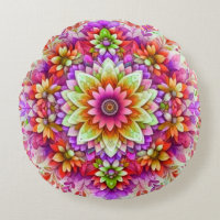 Cojín decorativo redondo de tamaño (16") almohadas