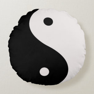 Cojín decorativo redondo de Yin Yang