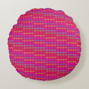 Cojín decorativo redondo del AMOR