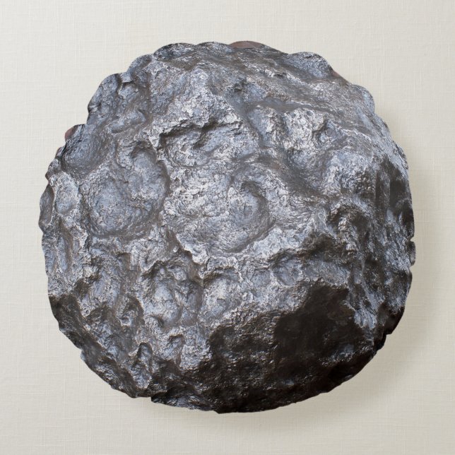 Cojín decorativo redondo del meteorito (Anverso)