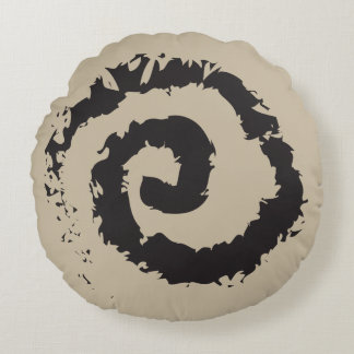 COJÍN DECORATIVO redondo ESPIRAL DEMASIADO TÁN