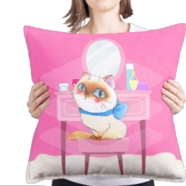 Cojín decorativo redondo gitano y malcriado