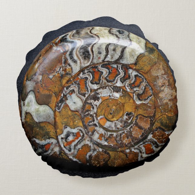 Cojín decorativo redondo hermoso de Shell del (Reverso)