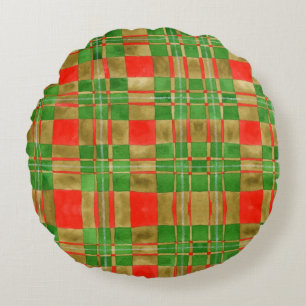 COJÍN DECORATIVO redondo MAC GREGOR TARTAN