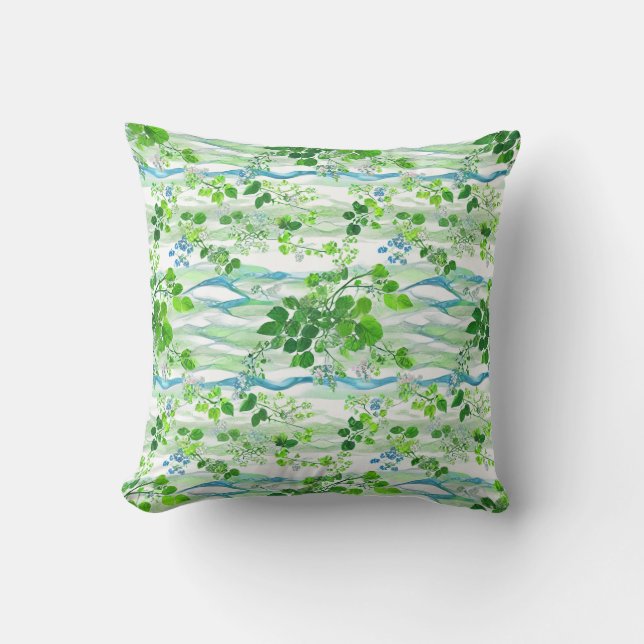 Cojín Decorativo Refrescando la naturaleza (Anverso)