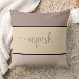 Cojín decorativo "Refrescar" guión de tonos de la 