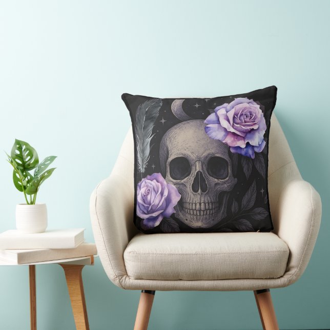 COJÍN DECORATIVO REFRIGERADOR DE PURPLE SKULL (Silla)