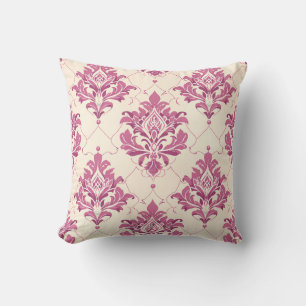 Cojín Decorativo Regal Rosa Damask Princescore