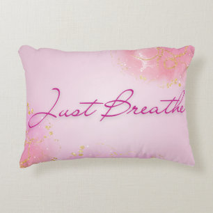 Cojín Decorativo Regala Serenidad Rosa - Solo Respira