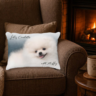 Cojín Decorativo Regalemos una foto de mascota como regalo de Navid