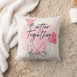 Cojín Decorativo Regalo boda "Mejor Juntos"
