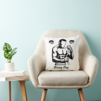 COJÍN DECORATIVO REGALO BOXEADOR PARA HOMBRES