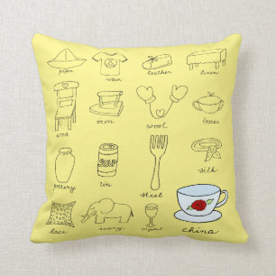 Cojín Decorativo Regalo de 20 años Bodas para casa