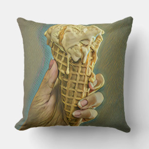 Cojín Decorativo Regalo de amante de los helados