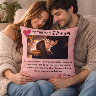 Cojín Decorativo Regalo de amor personalizado romántico para marido