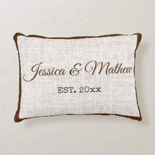 Cojín Decorativo Regalo de aniversario Boda personalizado