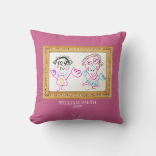Cojín Decorativo Regalo de arte infantil Pilares pequeños de la o