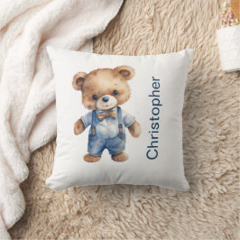 Cojín Decorativo Regalo de baby shower para bebé niño Oso de peluch