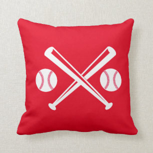 Cojín Decorativo Regalo de béisbol reversible