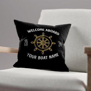 Cojín Decorativo Regalo de bienvenida a bordo para propietarios de