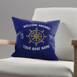 Cojín Decorativo Regalo de Bienvenida a Bordo para Propietarios de