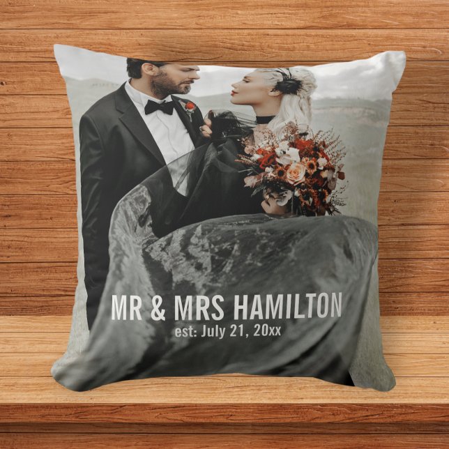 Cojín Decorativo Regalo de Boda fotográfico personalizado (Subido por el creador)