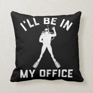 Cojín Decorativo Regalo de buceo Scuba para hombres Gracioso Buceo