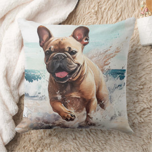 Cojín Decorativo Regalo de Bulldog Francés Frenchie