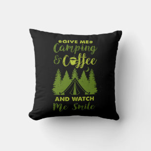 Cojín Decorativo Regalo de café de camping