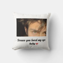 Cojín Decorativo Regalo de camiseta para ojos