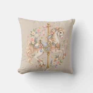 Cojín Decorativo Regalo de casa de campo de caballo de carrusel ant