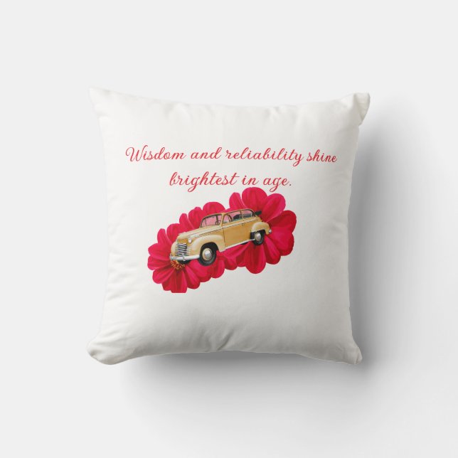 Cojín Decorativo Regalo de cumpleaños (Anverso)