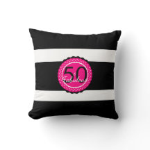 Regalo de cumpleaños 50 y fabuloso rosa caliente y