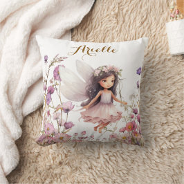 Cojín Decorativo Regalo de cumpleaños de pixias de flores silvestre