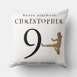 Cojín Decorativo Regalo de cumpleaños personalizado de karate para 