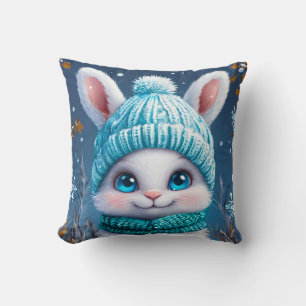 Cojín Decorativo ❄️ Regalo de decoración de habitación de conejito 