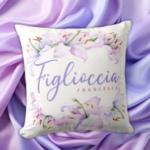 Cojín Decorativo Regalo de diosa italiana personalizado de Figliocc