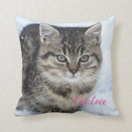 Cojín Decorativo Regalo de diseño popular para el amor al gato