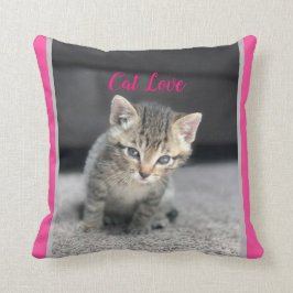 Cojín Decorativo Regalo de diseño popular para el amor al gato
