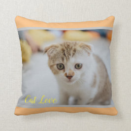Cojín Decorativo Regalo de diseño popular para el amor al gato
